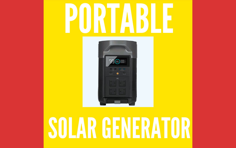 Portable solar generator