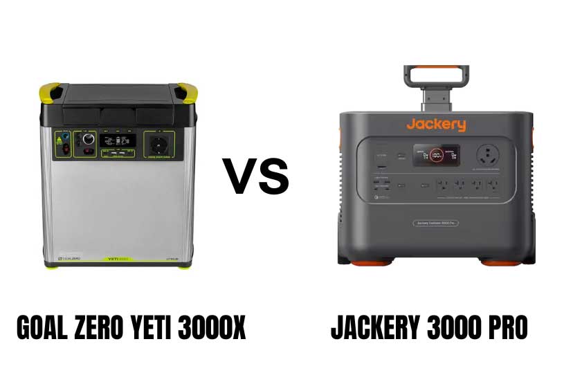 Goal Zero Yeti 3000x Comparison With Jackery Explorer 3000 Pro