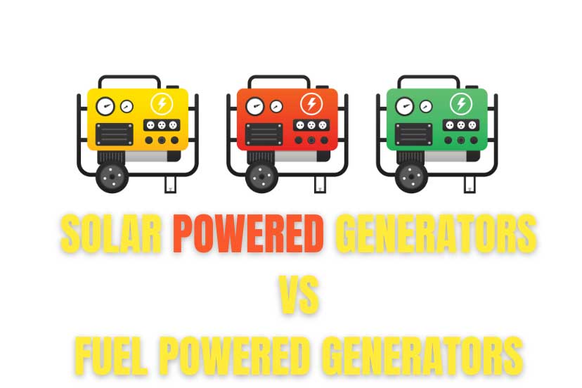 solar powered vs traditional generators